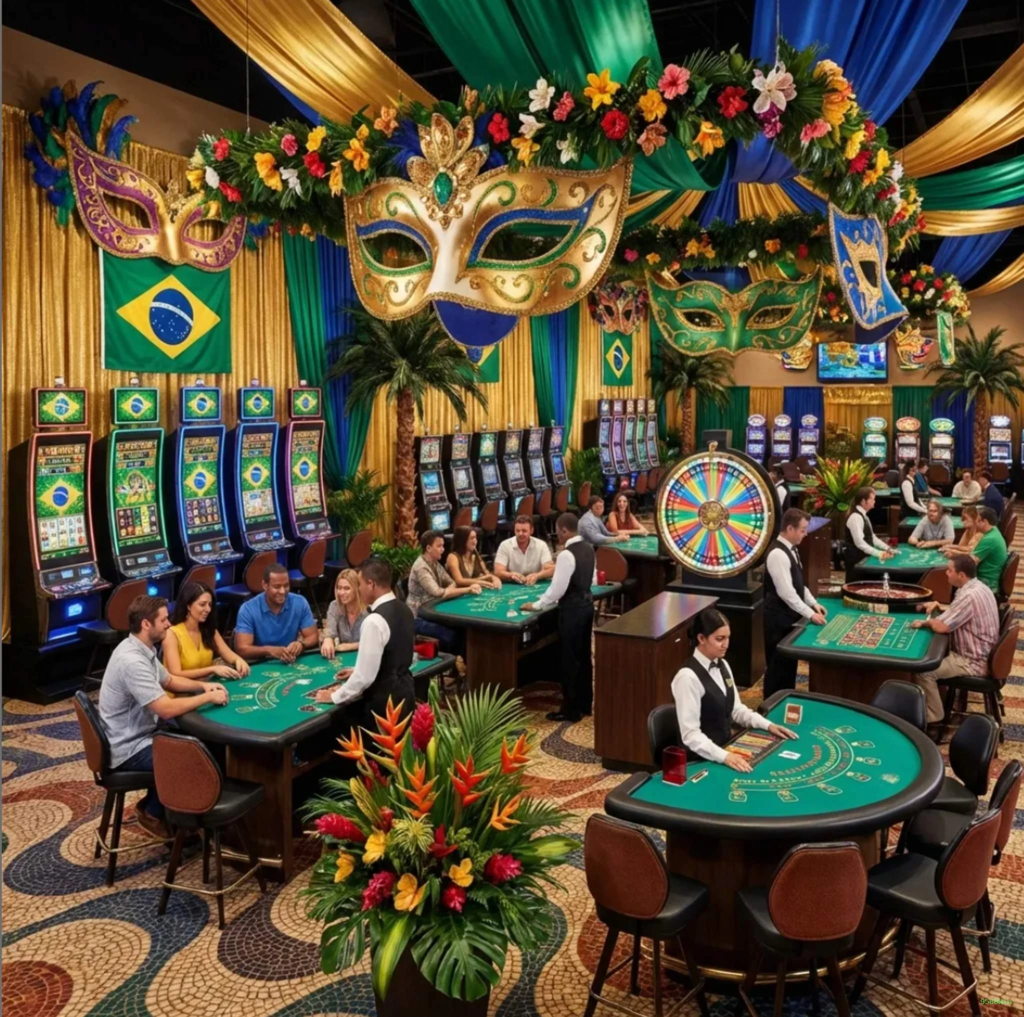 Roleta e blackjack 9588Win